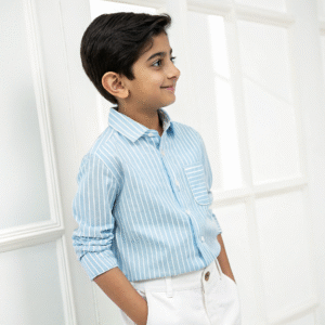 Sky Stripes Formal Shirt