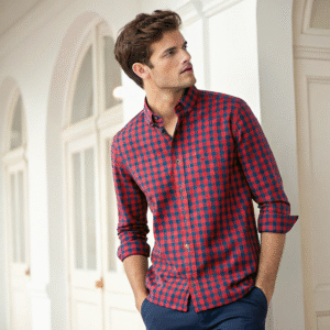 Classic Fit Checkered Shirt