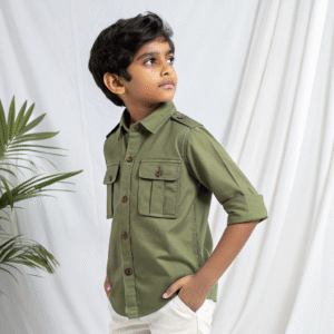 Olive Adventure Safari Shirt