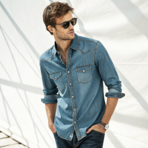 Rugged Denim Shirt