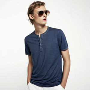 Solid Henley Tee
