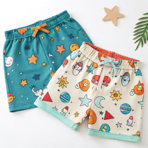 Cartoon Printed Shorts